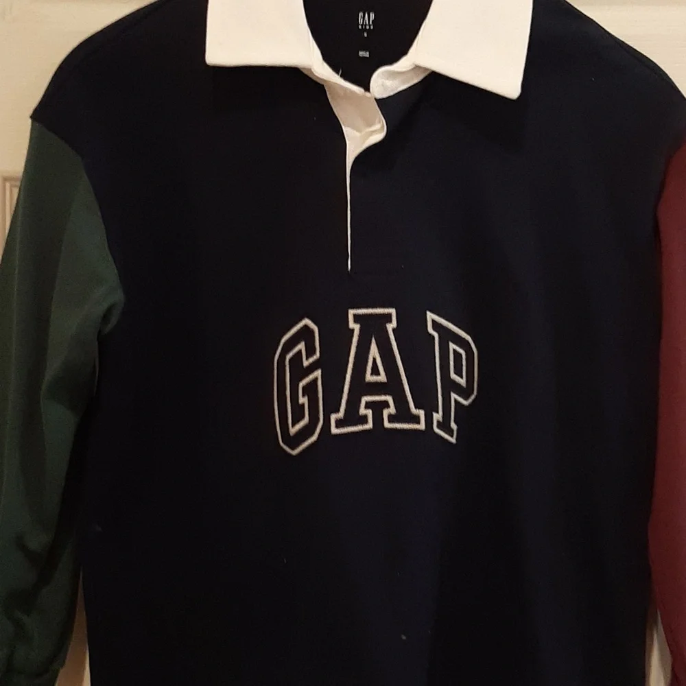 GAP Kids Colorblock Shirt - Navy, Green, Burgundy NWT